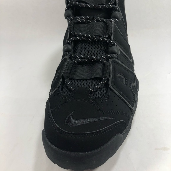 Nike More Uptempo Incognito Triple Black Sneakers - Picture 3 of 8